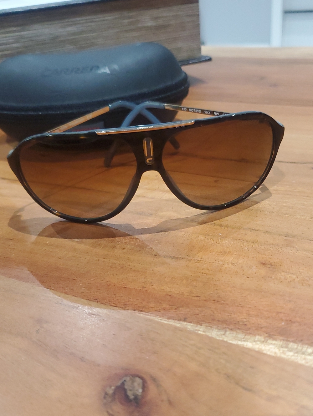 Authentic Vintage Y2k Premium CARRERA Polarized Aviator HOT/S YKX RW Sunglasses - Picture 4 of 16